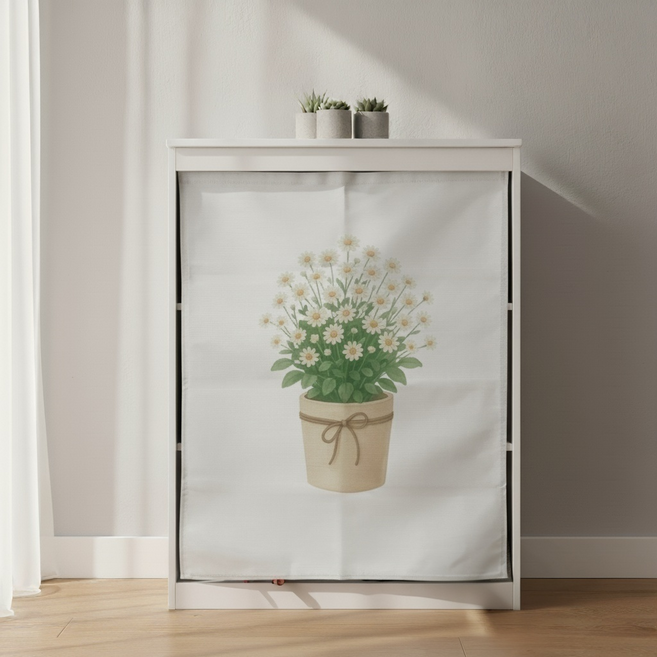 붙이는 가림막 가리개 천 커튼 패브릭 포스터