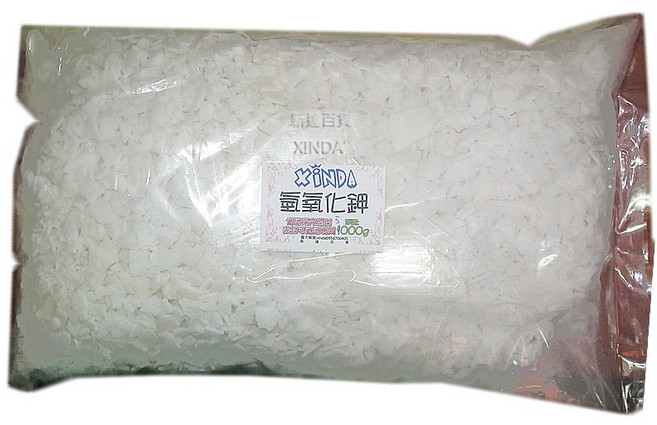 氫氧化鉀 5公斤 日本曹達 純度95.5%以上, 1個