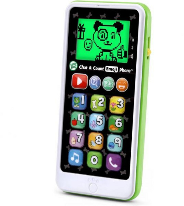 리프로그 LeapFrog 채팅 이모티콘 카운트 폰 녹색 소형, Green, 2.8" x 5.8" x 1"