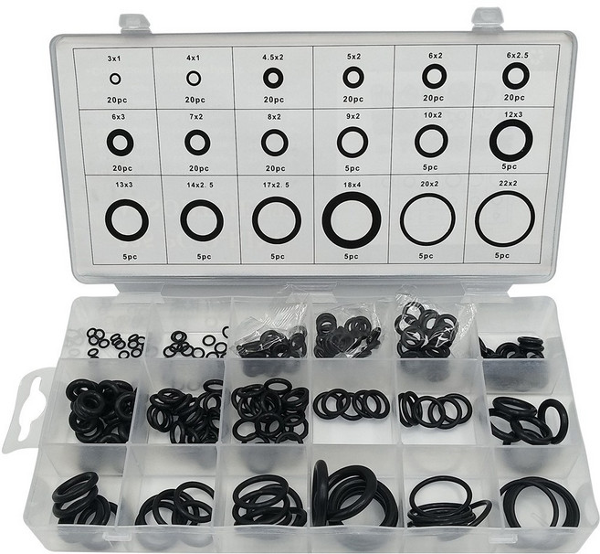 18종 225P 고무 오링세트 ㅇ링 고무패킹 고무링 마감고무링, 1개