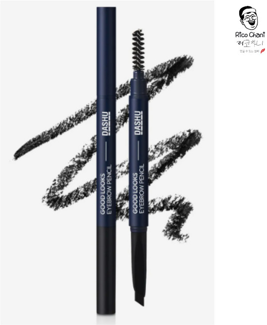 리코차니몰 DASHU 맨즈 아이브로우, 내추럴 블랙, 1개