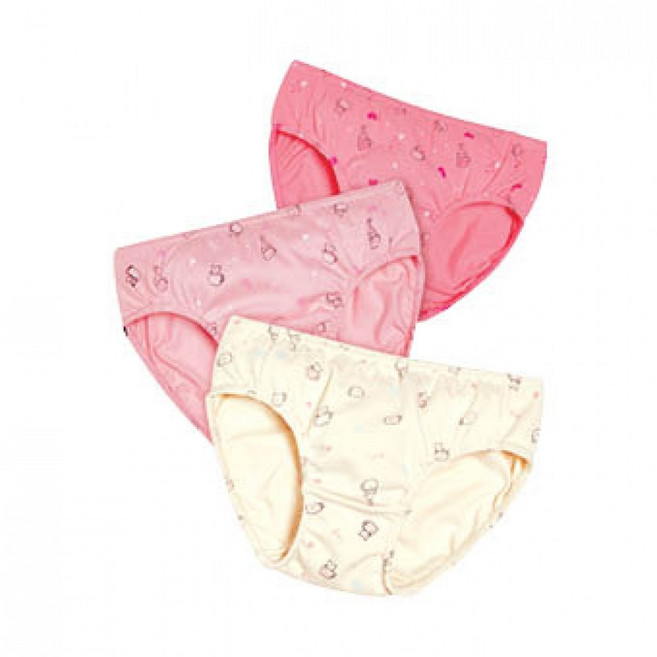 TRY 키즈키오 여아 고양이 삼각팬티 3매 f61