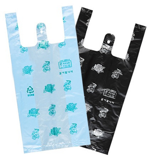 국내생산)손잡이형 튼튼한 이불 쓰레기 봉투 2호 (70장), 70개, 검정