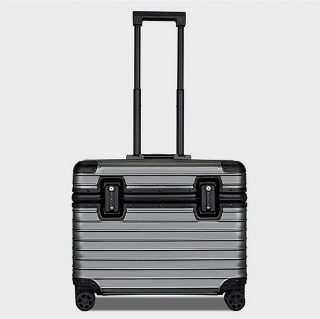 루카벨 알루미늄 파일럿 캐리어 승무원 위로열리는 가방