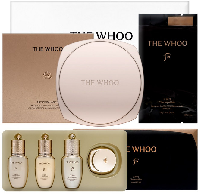 더후 천율단 화율 시그니처 쿠션 21호 기획세트, 1개