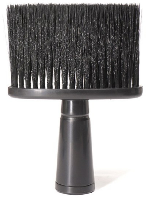 손잡이 넥털이 바버샵 머리카락 털이개 얼굴, 2개, 블랙