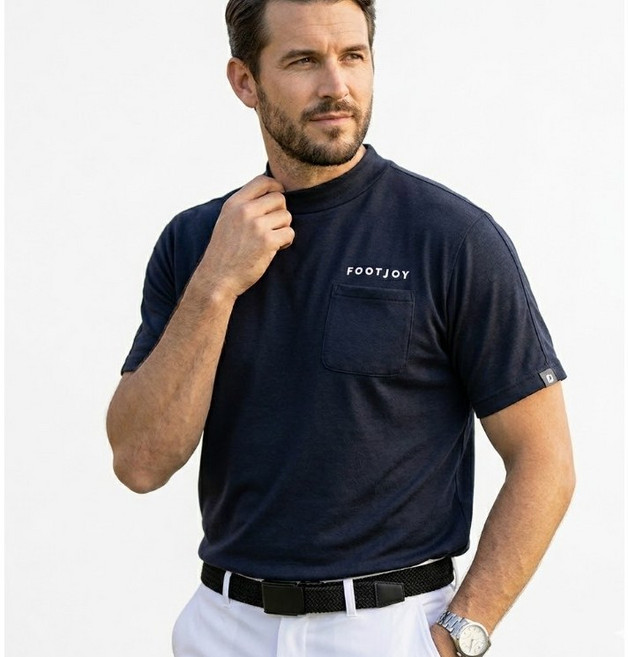 풋조이 남성 골프 반팔 티셔츠