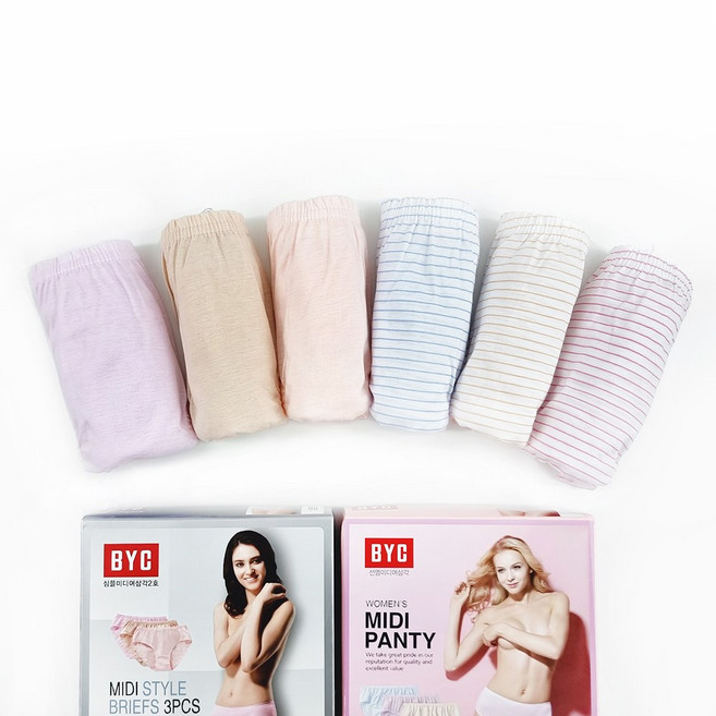 BYC 여자 면팬티 순면100%
