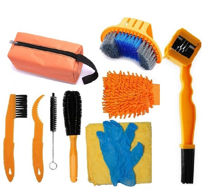 자전거 오토바이 세차용품 10종세트, 1개