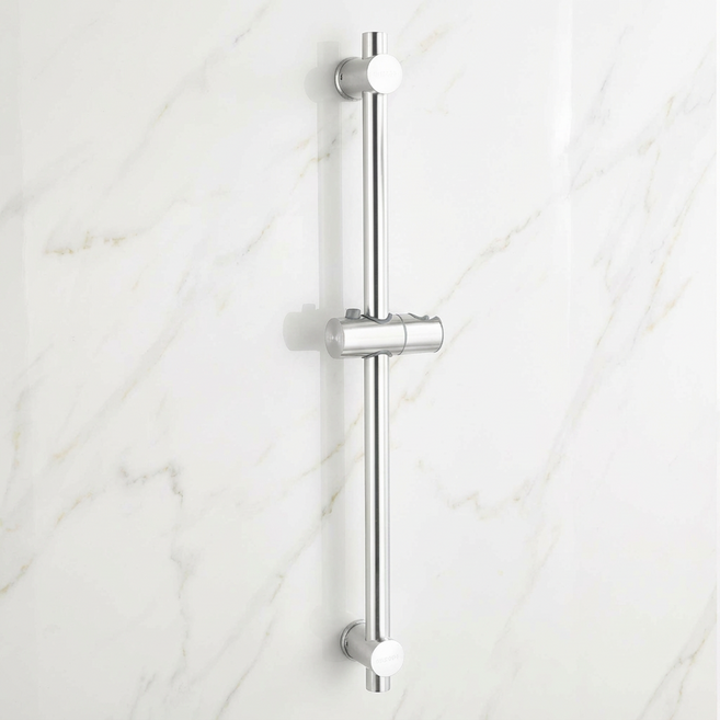 준앤코 SB01 스테인리스 욕실 슬라이드바 750mm 무타공설치 샤워봉, SB01(원형), 1개