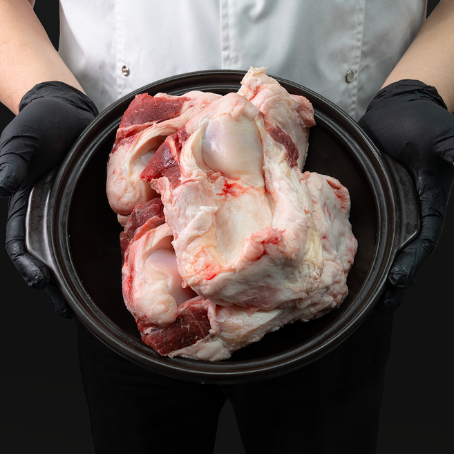 고기생각 국내산 한우 소 도가니 냉동 1kg 도가니탕 곰탕 보신탕 수육, 1개