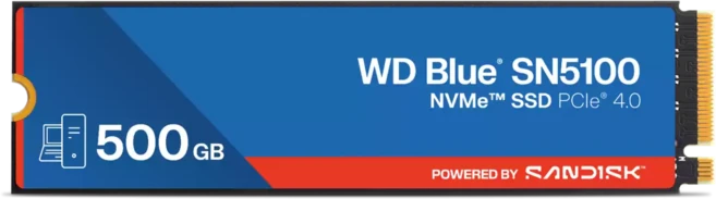 WD Blue SN5100 NVMe SSD PCIe 4.0 500GB