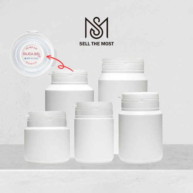 국내생산 실리카겔 원터치 용기세트 습기제거제 용기+캡+습기제거제, 원터치 용기세트 50ml(A), 1개