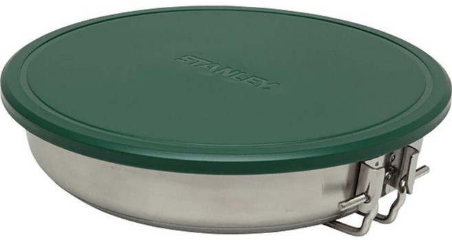 스탠리 어드벤쳐 스테인리스 프라이팬 캠프 쿡 세트 캠핑 여행 용품 장비 Stanley, silver, 1개