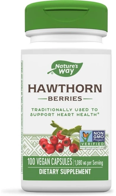산사나무열매 추출 10.8G 고함량 100캡슐 33일분 호손 베리 Hawthorn Berr, 100정, 1개 - 쿠팡