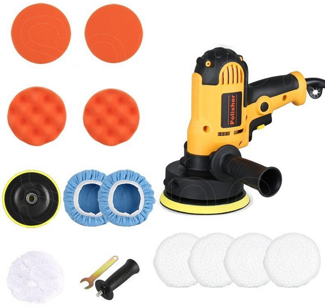 유선 광택기 자동차 폴리셔 세트 광택복원 차량관리 한국 전원 코드, 14종세트