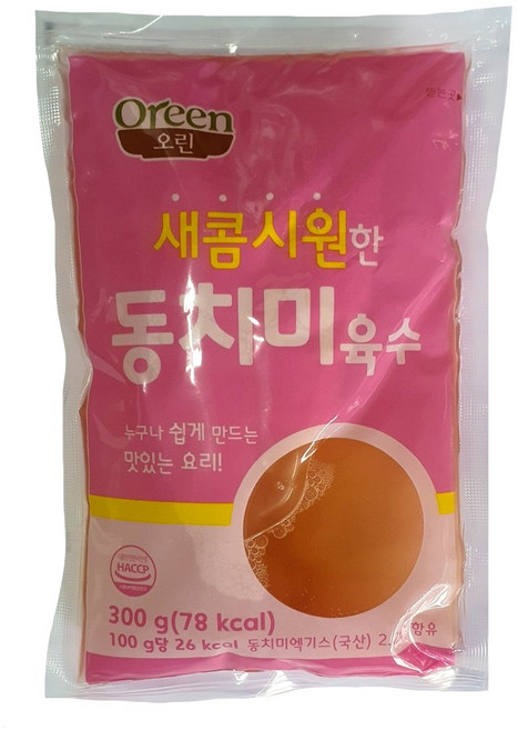 오린 동치미 냉면육수 300g 1박스 30개입, 30개