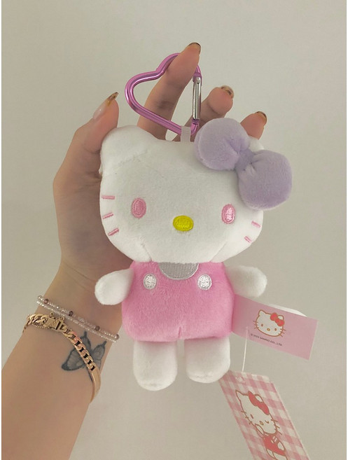 산리오 정품 키티 키링 가방꾸미기 백꾸, 1개, 핑크