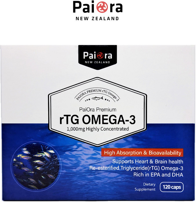 파이오라 프리미엄 rTG Omega-3 오메가3 180캡슐, 1개, 180정