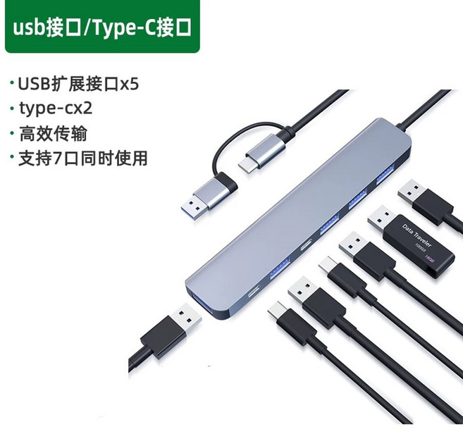 fosi ds2 포터블 AMP DAC 엠프, M. 7in2 USB 익스텐더초고속 오피스빠른