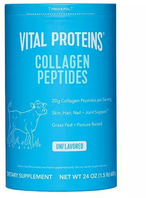 [정품 미국 배송] *NEW* 네추럴 홀 뉴트리션 바이탈 프로틴 콜라겐 펩타이드 680g Vital Proteins Collagen [사은품증정], [1개] : 챱스틱(랜덤) 1개, 콜라겐, 1개 - 쿠팡