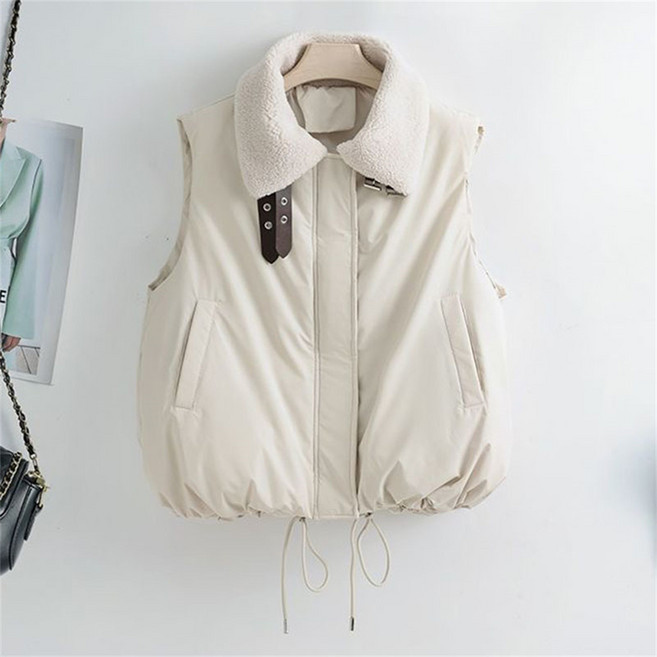 여성조끼 패션 양털후리스 플리스 패딩조끼 경량패딩 베스트 ZBW25102339 45