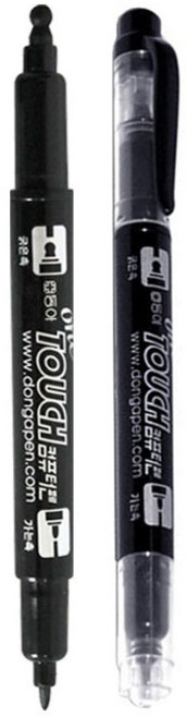 동아 원터치펜 컴퓨터용 사인펜, 6자루