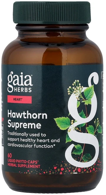 가이아허브 산사나무 슈프림 식물성 액상 Phyto-Caps 60정, 60 개, 1개 - 쿠팡