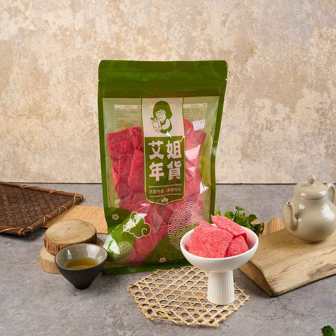 艾姐年貨 古早味大豬公 傳統風味零食, 300g, 1個