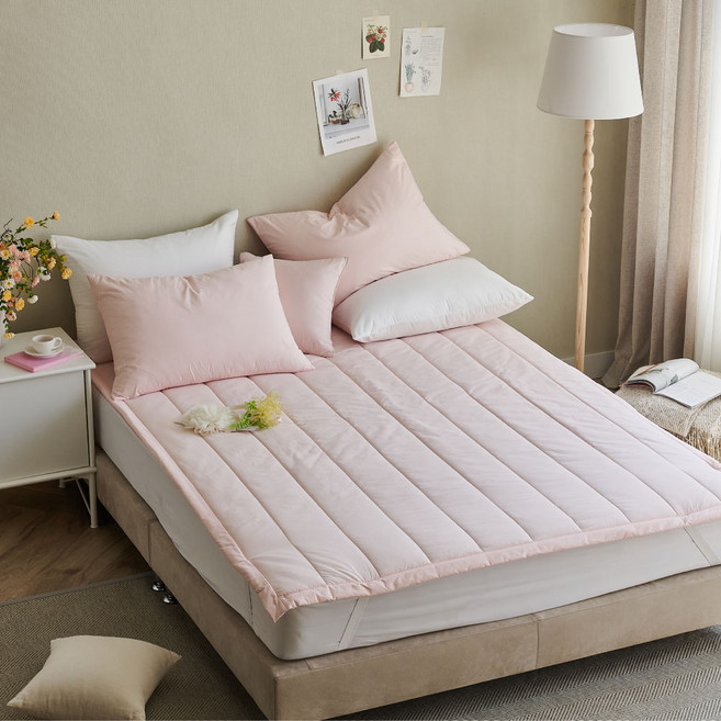 잠그리다 헤븐 클라우드 텐셀 차렵 패드 알러지케어 모달 패드, 핑크