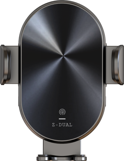 Z플립 호환 15W 듀얼코일 차량용 무선충전거치대 제트듀얼+흡착거치대 C타입 케이블