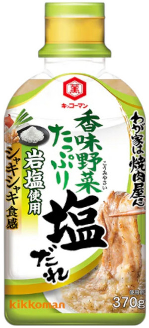 KIKKOMAN 龜甲萬 我家是烤肉店 鹽味醬, 1個, 370g