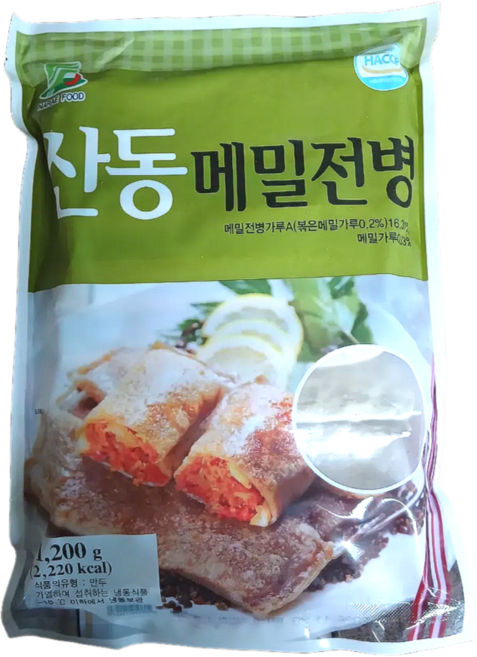 산동 메밀전병, 1개, 1.2kg