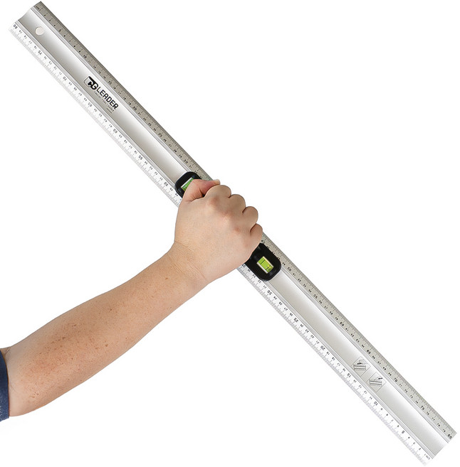 알루미늄자 전기기능사자 재단자 정밀 시공 손잡이자, 800mm (80cm), 1개