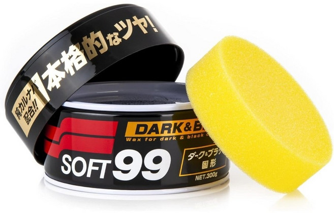 뉴 소프트99 다크 블랙 자동차 왁스 300g 도막 보호 광택 00010