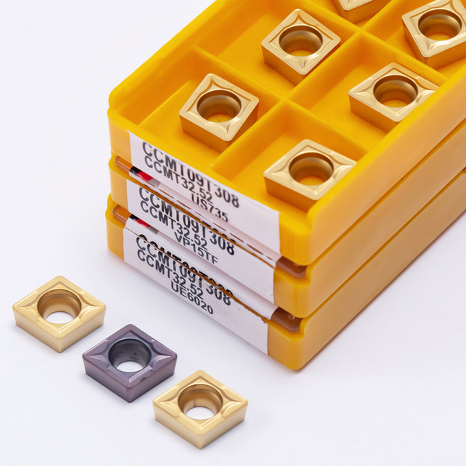 터닝공구 10PCS CCMT09T304 CCMT09T308 VP15TF UE6020 US735 내부 금속 선삭 공구 CCMT 09T304 09T308 초경 인서트, CCMT09T308 US735