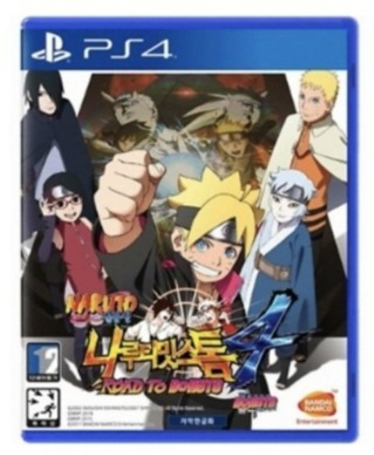 나루토 질풍전 나루티밋 스톰 4 로드 투 보루토 PS4 한글판 대전격투