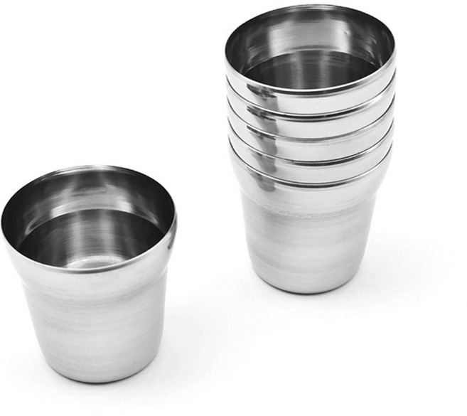 국내생산 스텐 물컵 업소용 식당컵_대, 1개