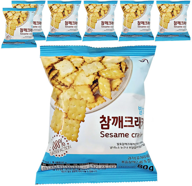 신흥제과 참깨 크래커, 80g, 7개