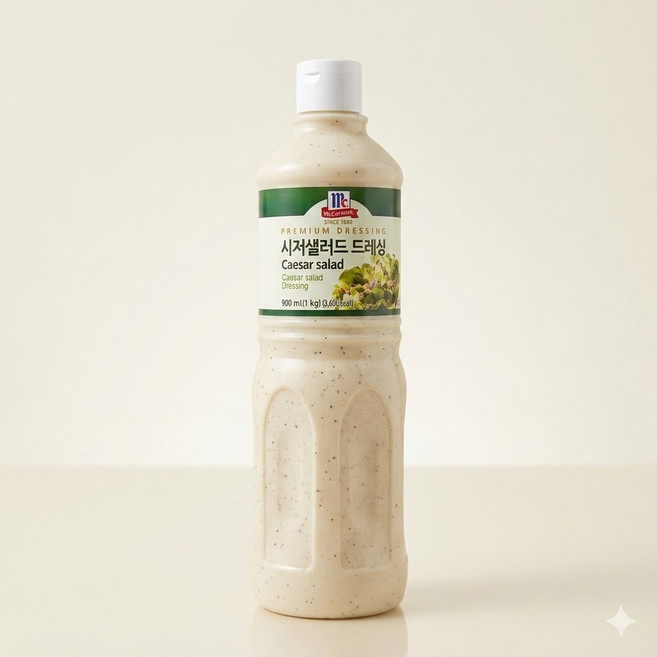 굿픽샵 코스트코 맥코믹 1kg 시저샐러드 드레싱 대용량 샐러드소스 크리미 파스타 소스 홈카페용+고급 사탕 증정, 1개