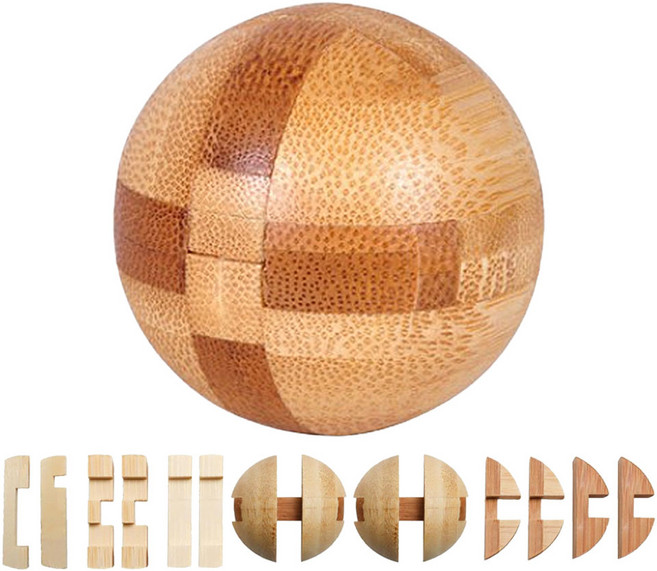 나무 입체퍼즐 3D 퍼즐 맞추기 큐브, 원형