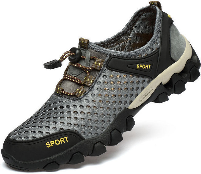 運動水陸兩棲鞋 透氣網眼輕量化設計 快速排水耐磨鞋底 易於穿脫