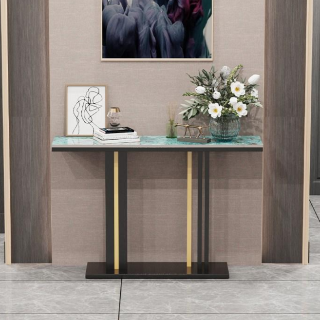 위스포 세라믹 현관 테이블 1180cm 복도장 콘솔 럭셔리, 블루