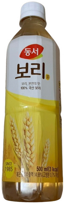 동서 보리차, 500ml, 3개