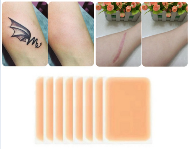 엘칸느 문신가리는스티커 타투커버 8p, 8개, 내추럴 피부