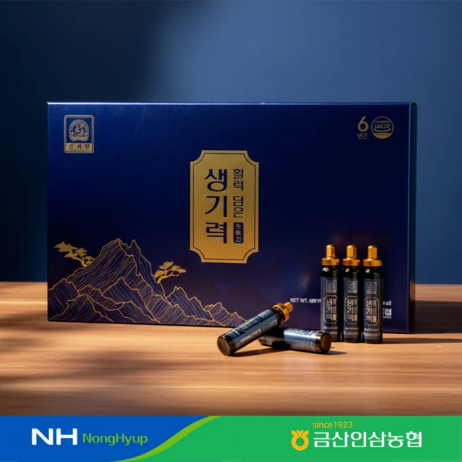 농협홍삼 [금산인삼농협] 활력 담은 생기력 (20ml x 30병), 30개, 50ml - 쿠팡