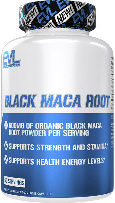 EVLUTIONNUTRITION 블랙 마카 루트 베지 캡슐, 60정, 1개