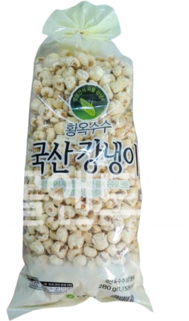 황옥수수 국산 강냉이, 280g, 3개
