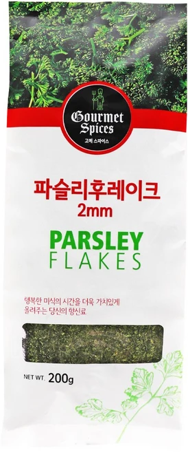 푸드올마켓_ 고메스파이스 파슬리후레이크(2mm) 200g /이집트, 1개 - 쿠팡