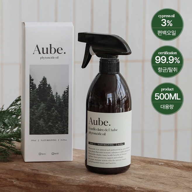 오브 피톤치드 편백오일수 스프레이 500ML, 1개